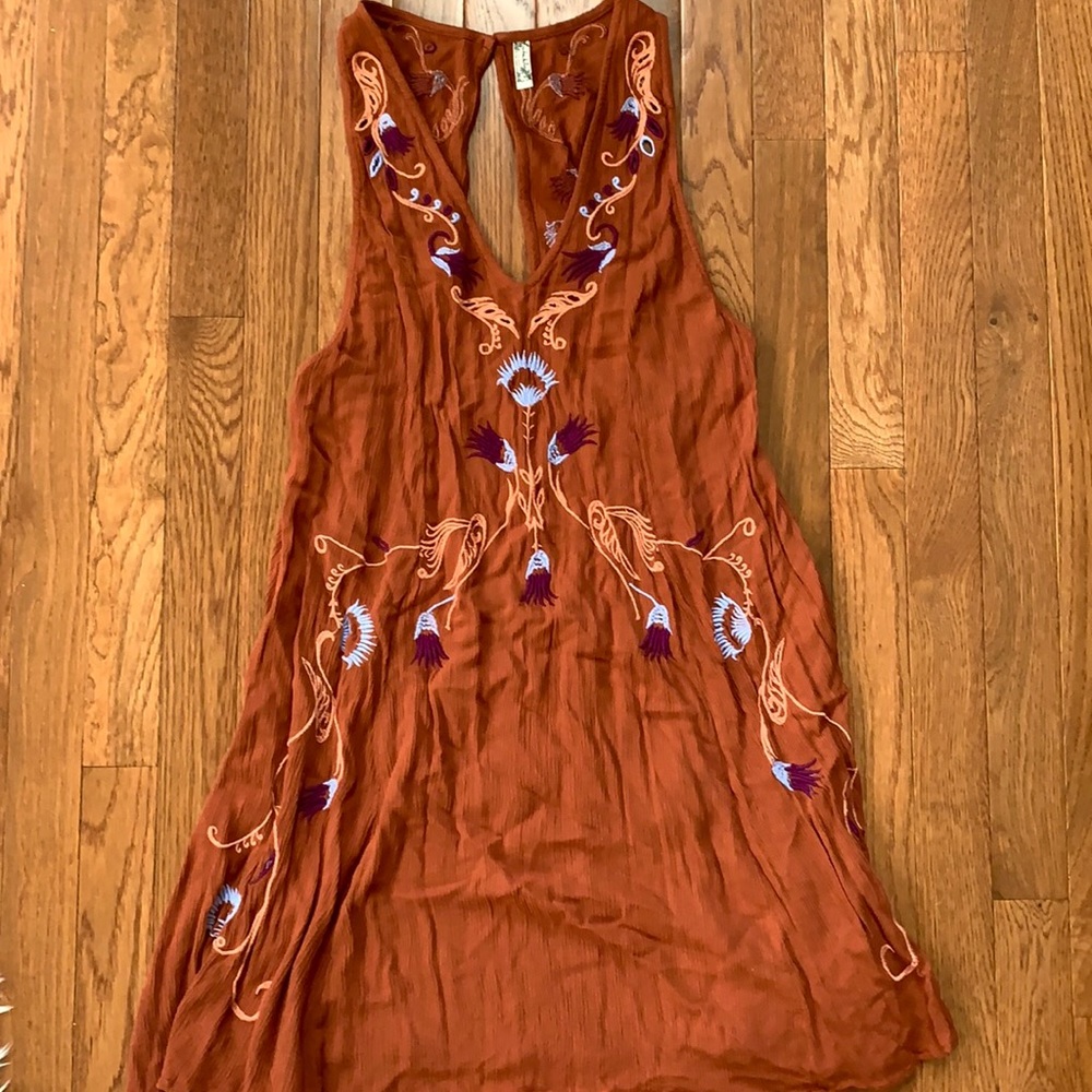 Free People Rustic Flowy Dress XS